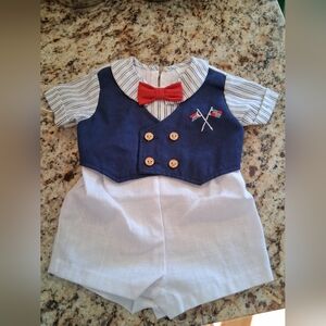 Vintage MOTHERCARE one Piece Outfit made In USA 80's Core